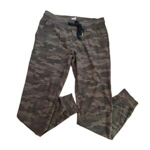 Zyia Active Size M Green Camo Unwind Joggers Pants Running Yoga Activewear